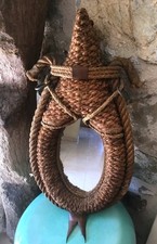 Hemp Rope Harness Mirror Braided by Audoux Minet Design XXth
