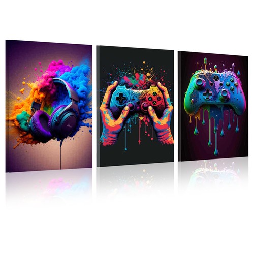 Affiches gamer avec cadre - gamer,