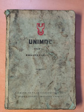 Genuine Unimog Type 2010 October 1952 Issue C Spare Parts List MK9