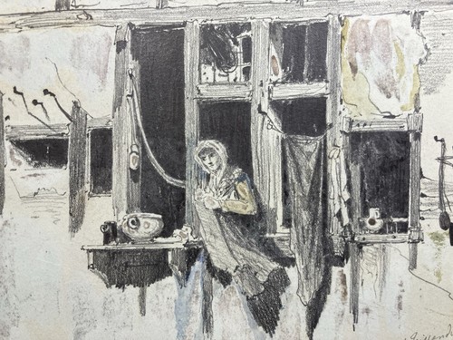 Ancienne aquarelle - ancienne,