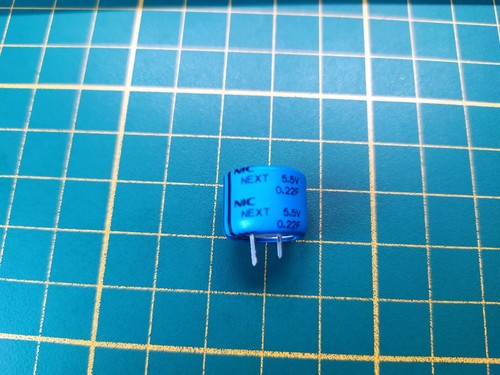 Supercondensateur farad - 0,22,