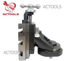 Base pivotante pour chariot de fraisage vertical de tour, pour banc de 4" x 5"