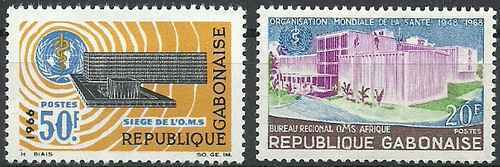 Timbres santé médecine oms - santé,
