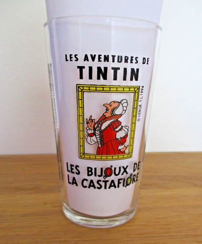 Verre tintin les - verre, bijoux