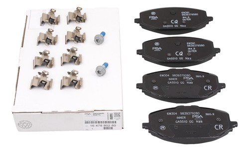 Plaquettes frein avant - plaquettes,