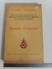 Original 1955 Italian Fordson Ford Major Tractor Maintenance Use Manual