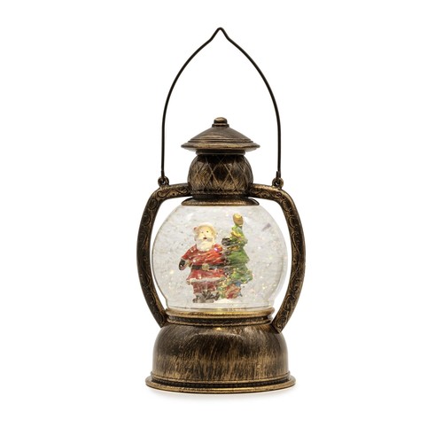 Lanterne led boule neige - , à