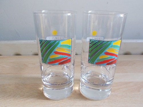 Verres tube ricard soleil - tube,