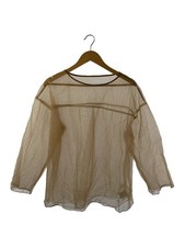 Beauty&YOUTH Blouse Nylon Brown Long Sleeve Plain Used
