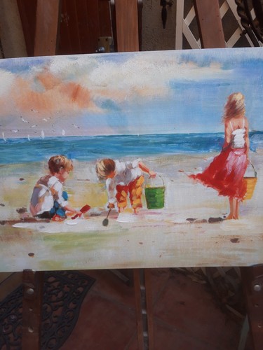 Tableau acrylique contemporain - tableau,