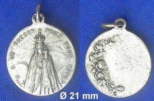 RARE Antique Silver MEDAL "ABBAYE" NOTRE DAME DU TRESOR Signed: P.Buzon