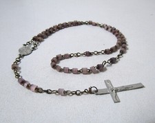 ancien chapelet perles de