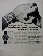 advertising diving watch YEMA YEAR 1967 A 4789
