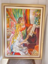 Ancien Tableau Peinture Huile