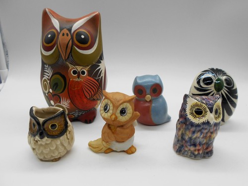 Lot figurines hiboux - lot,