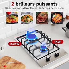 Plaque De Cuisson À Gaz En Encastrable Inox 2 Brûleurs Autonome LPG / Edrgas