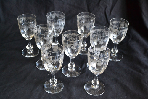 Verres vin cristal saint - cristal,