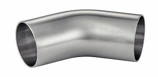 Coude inox échappement - , court