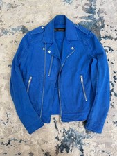 Dsquared2 Blue Biker Jacket