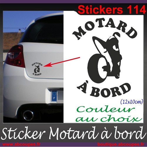 Sticker autocollant motard - sticker,
