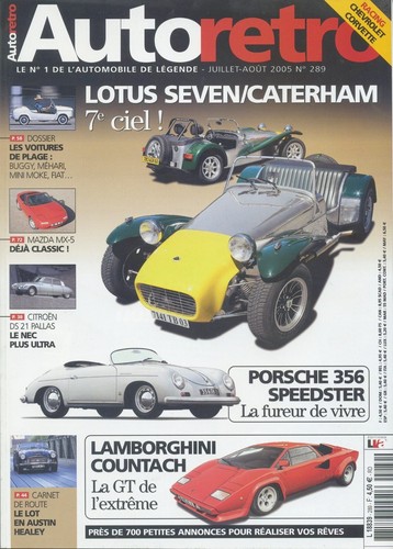 Auto retro 289 2005 - auto, 07/2005