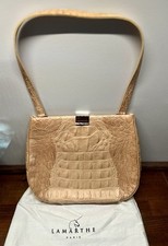 Didier Lamarthe Paris Embossed Leather Purse with Dust Cover