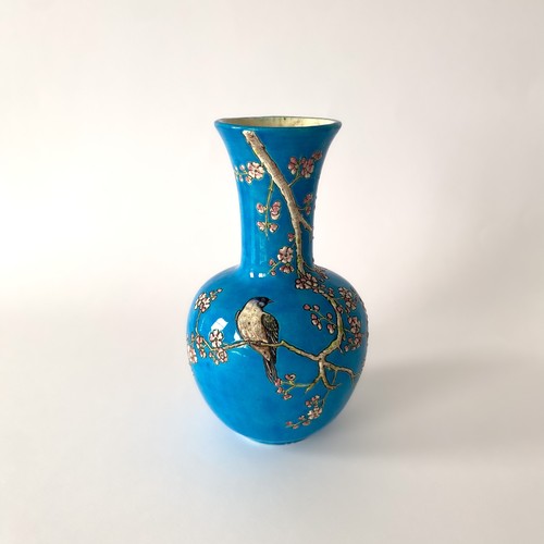 Vase faïence émaillée - faïence,