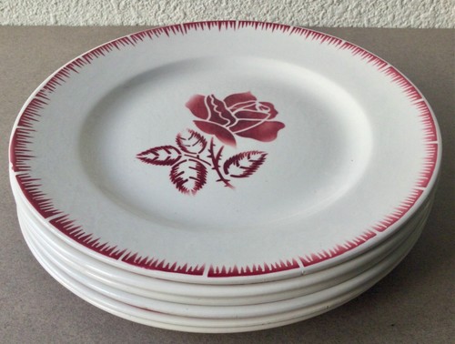 Assiettes désert digoin - assiettes,