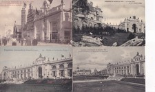 Lot de 4 cartes postales