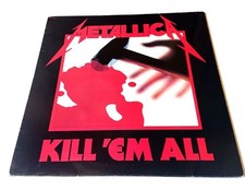 METALLICA KILL 'EM ALL Vinyl LP Bernett France 1st Press. 1983 VG+ [RARE !!]