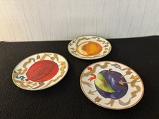 Lot of 3 Mc Connico Limoges Daum Plates