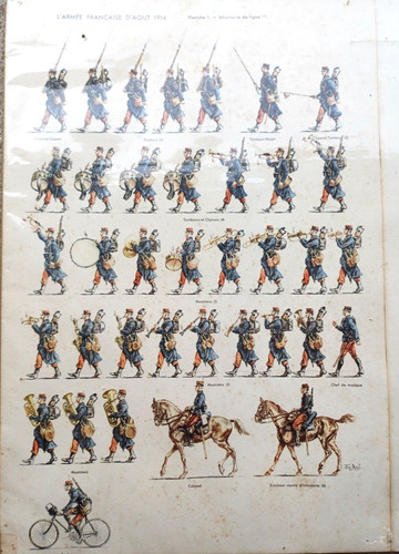 Ww1 infanterie ligne - infanterie, de