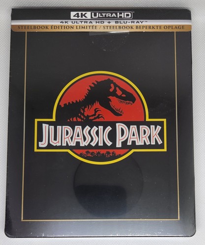 Steelbook jurassic park 4kuhd - jurassic,