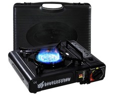 CCLIFE - Rechaud Camping Gaz, réchaud à gaz 2500W, extérieur, MSF-1a, avec va...