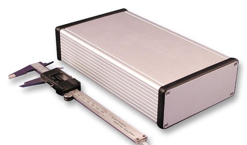 Case aluminium 52x120x220mm - aluminium,,