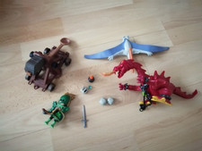 LOT PLAYMOBIL DRAGON CHEVALIER DINO