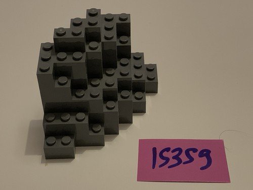 Pièce lego rocher - lego, gris