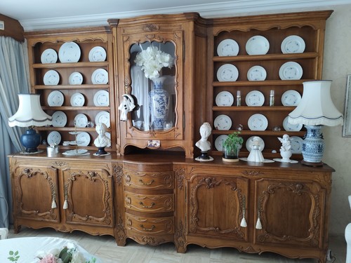 Vaisselier ancien chêne - vaisselier,