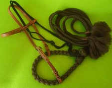 PROFESSIONAL'S CHOICE Complete Loping Hackamore Bridle~Lightly Used~Bitless