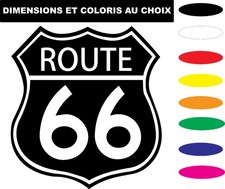 Sticker autocollant Route 66 – Région – Taille et Couleur au choix