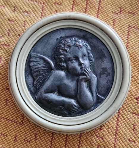 Ancienne medaille ange - ange, raphael