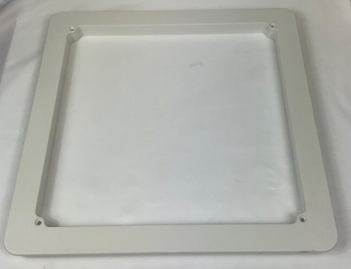 Vent fan garnish - rv, white