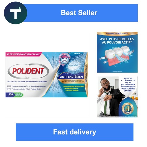 Polident nettoyant prothèses - nettoyant,
