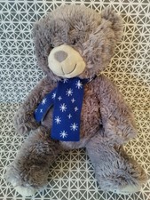 Peluche doudou ours gris