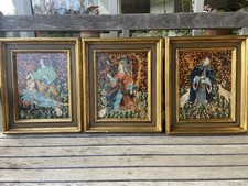 SUPERBE TRYPTIQUE 3 Tableaux