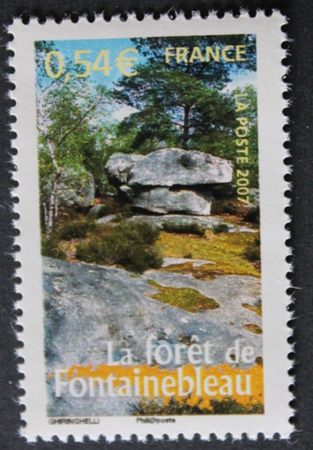 Timbre france forêt de - timbre,