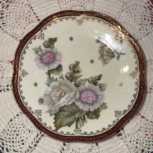 Antique porcelain plate - porcelain,