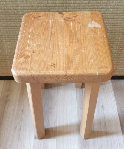 Wood stool charlotte - wood,
