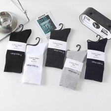 10 Pairs x Calvin Klein Crew Socks for Men, Premium Quality, Finest Soft Cotton