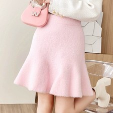 Jupe Mini Taille Haute Queue